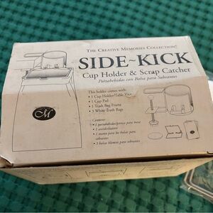 Creative Memories Side-Kick Cup Holder & Scrap Catcher - White